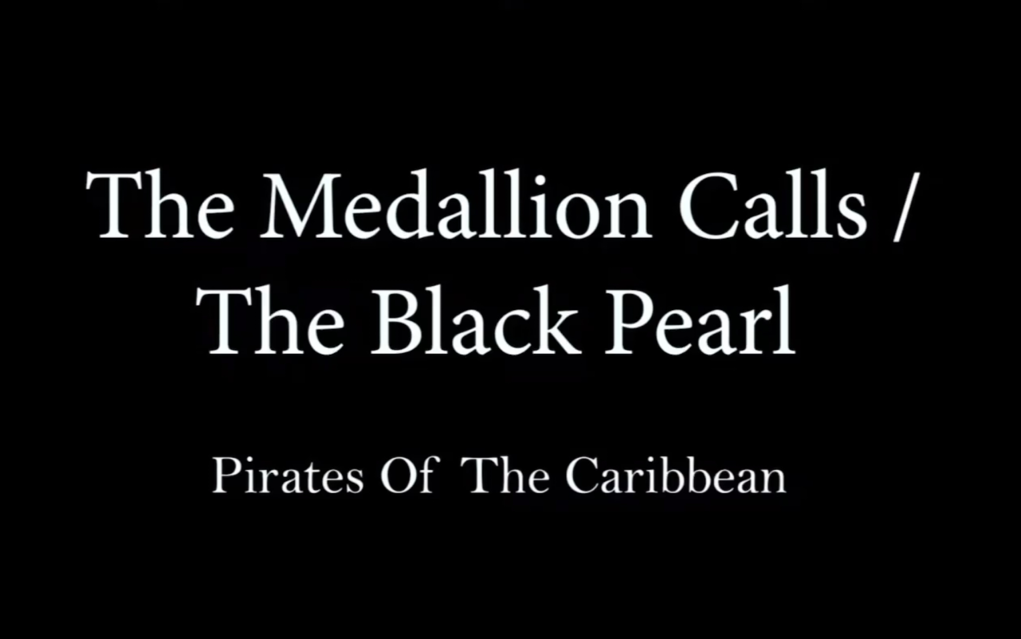 【转载】YouTube (Yoshi Sugiyama)加勒比海盗钢琴曲The Medallion Calls / The Black Pearl哔哩哔哩bilibili