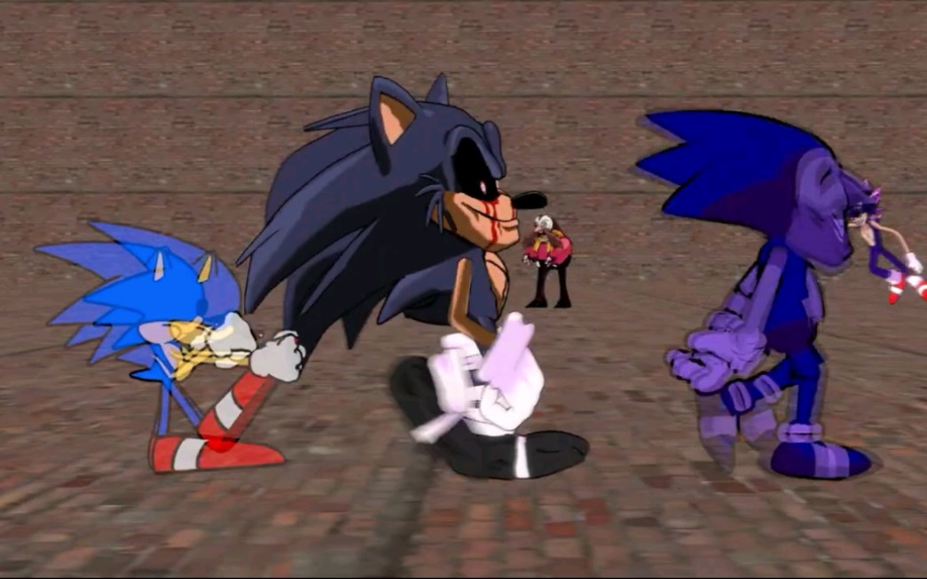 [图][Sonic.exe/SFM/FNF] Fun Is Infinite -Dr.Livesey Walking - Animation