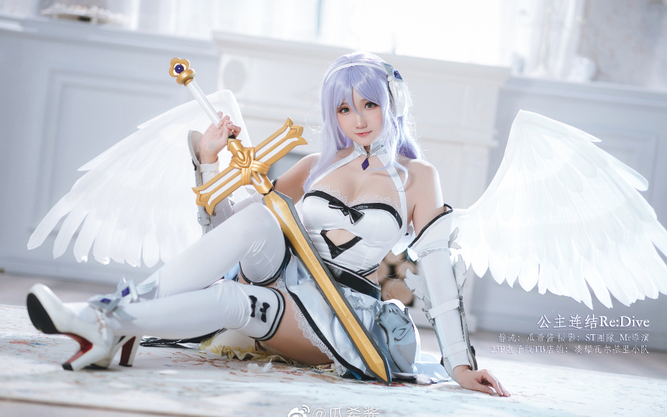 瓜希酱cosplay公主连结哔哩哔哩bilibili