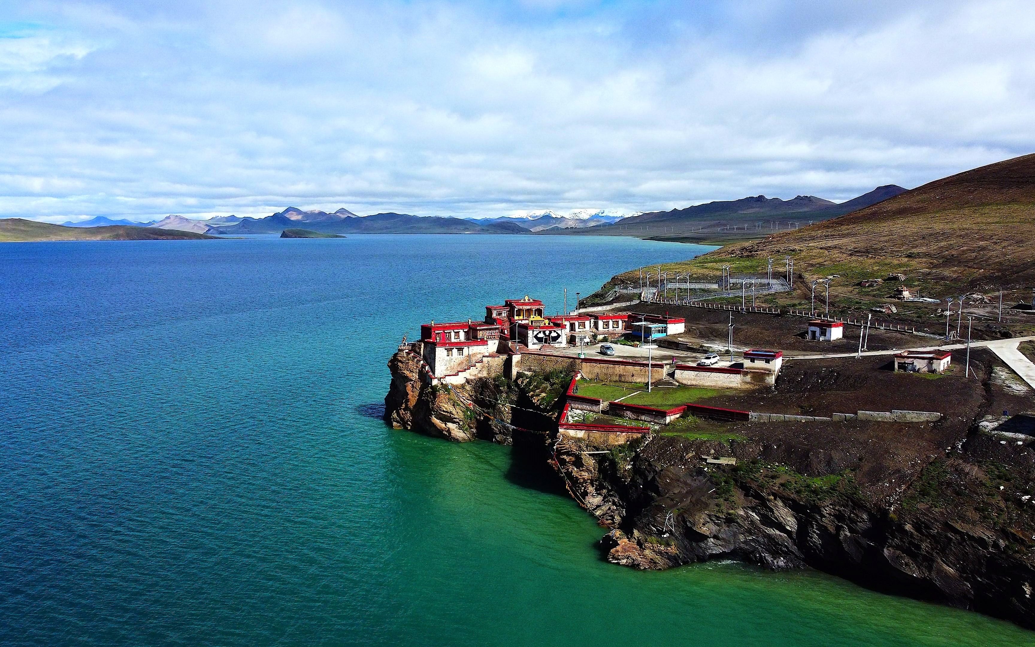 单人摩旅中国边境线第128天——普莫雍措,海拔5000米的高原圣湖