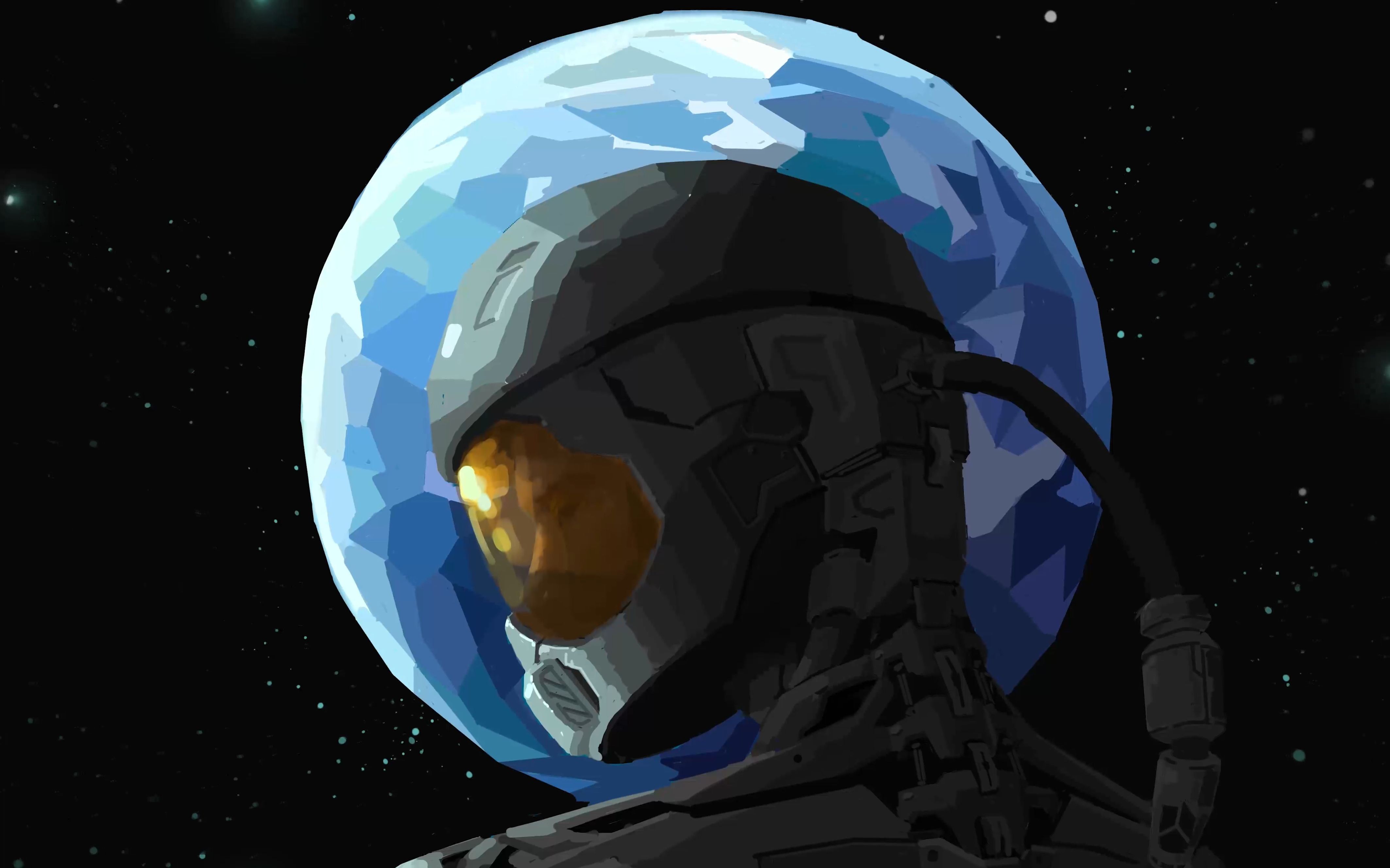 [ps】厚涂—月球漫步