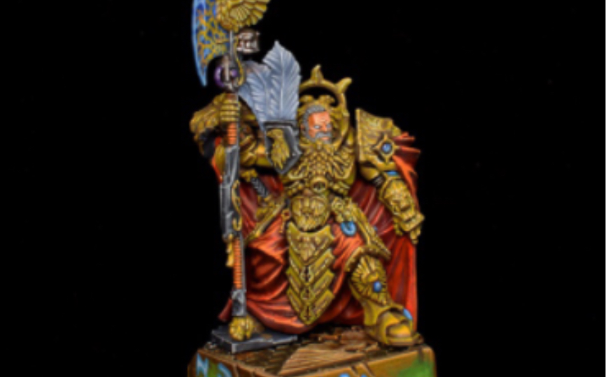 战锤40000 禁军统领 涂装完成品