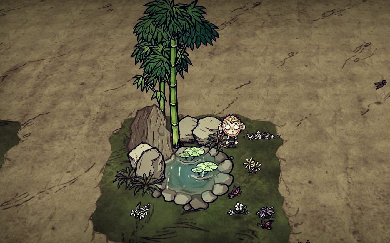 【饥荒联机】建家小场景:莲池-是小青柚吖-默认收藏夹-哔哩哔哩视频
