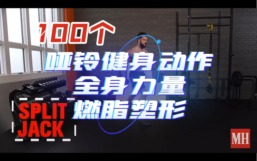 100个哑铃健身动作|只需一对哑铃练遍全身肌肉,高效燃脂塑形|从基础到