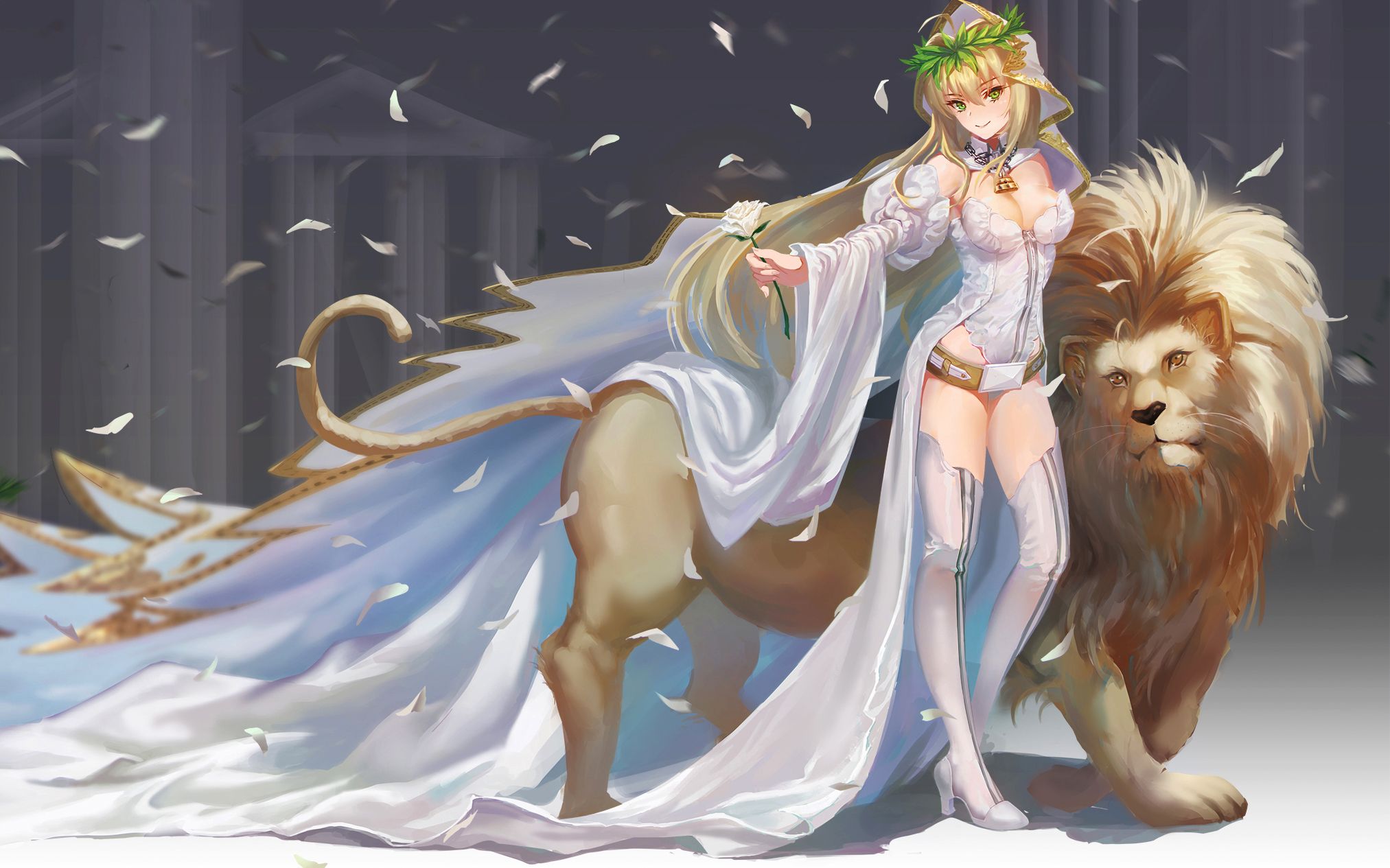 花嫁尼禄中低练度未满破倍卡礼装,两发令咒6t强杀鬼柴田_哔哩哔哩 (゜