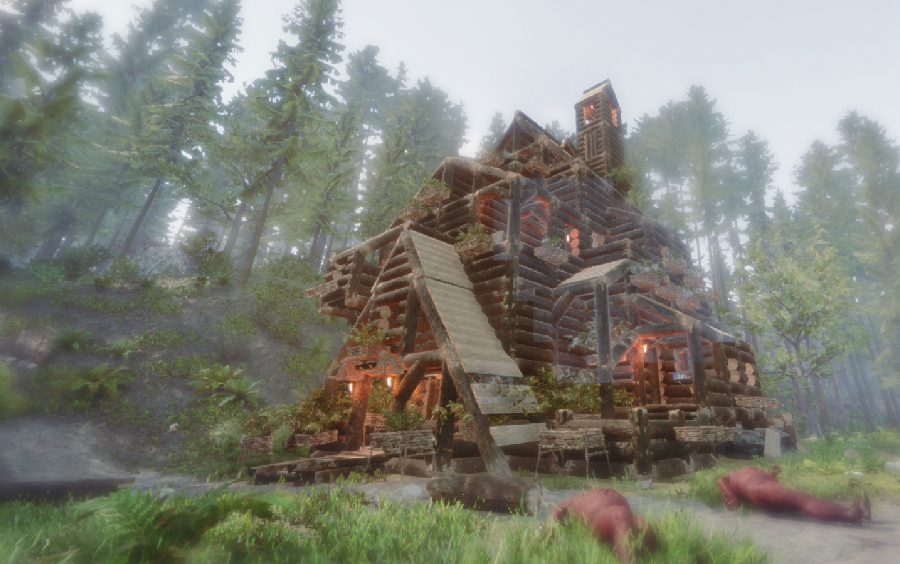 森林游戏建房子设计图图片