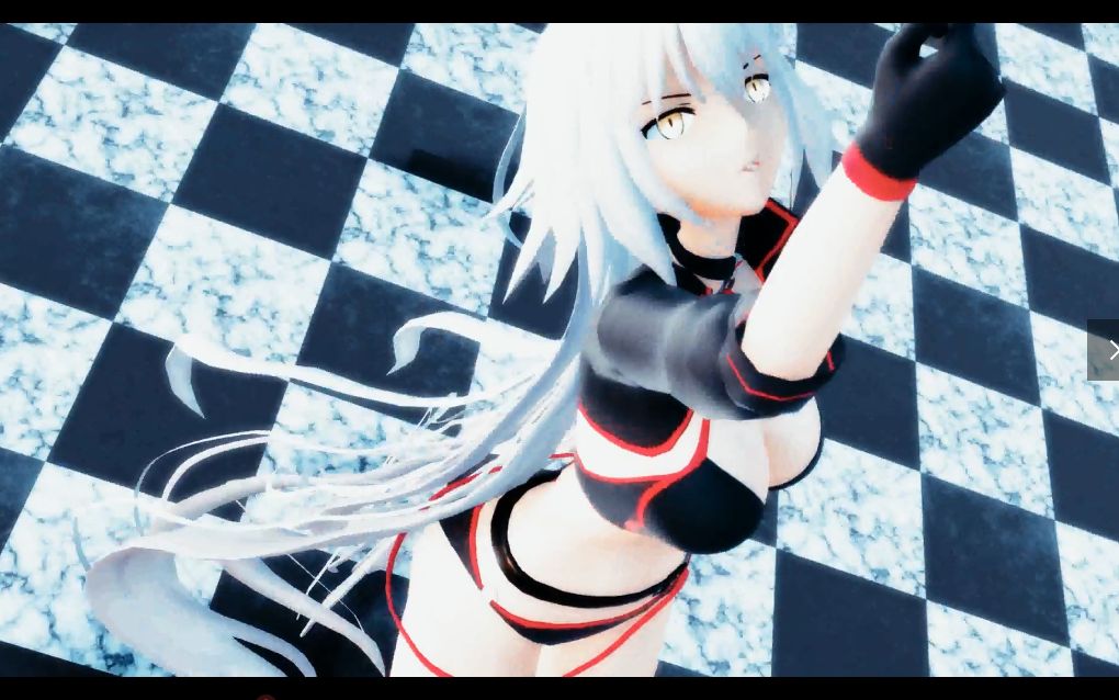 [图]【FGO MMD】泳装黑贞x[A]ddiction