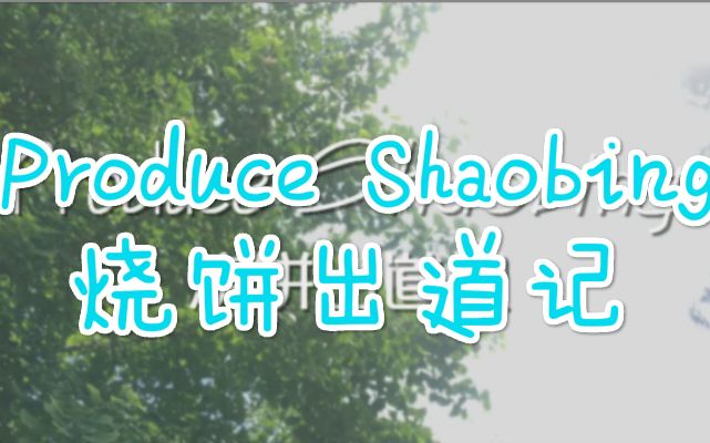 【烧饼】一个烧饼的出道记录哔哩哔哩bilibili