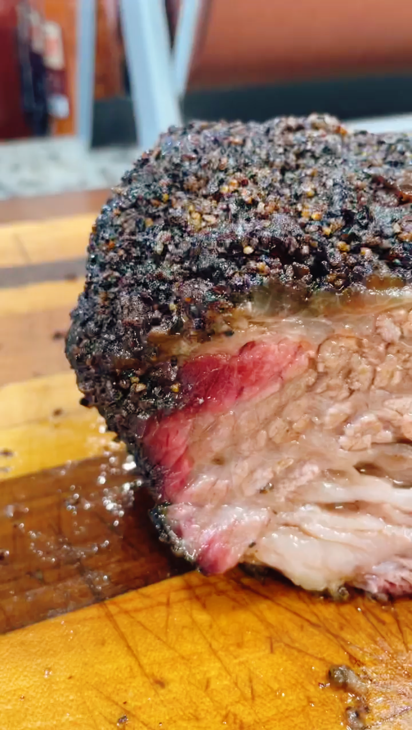 活动  美国德州烟熏烤肉牛胸肉嫩的出水