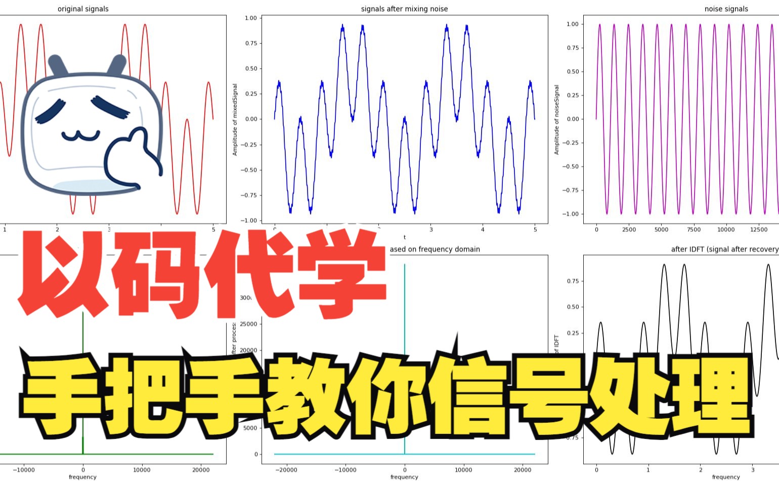 【信号处理】利用scipy实现基于FFT的语音降噪哔哩哔哩bilibili