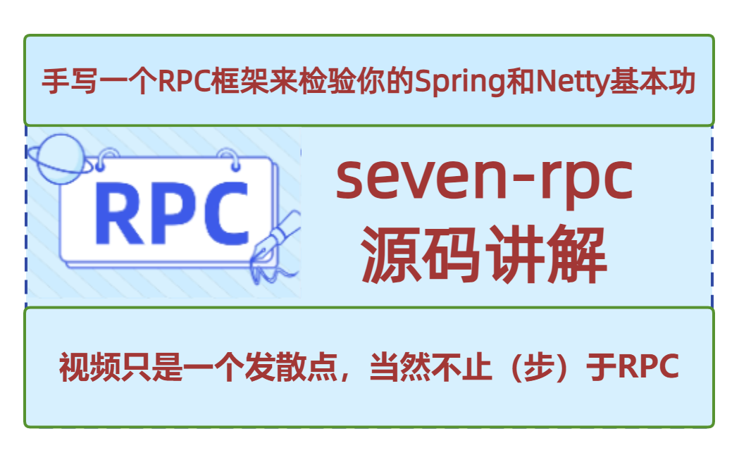 2023全网最负责任的RPC运行机理讲解及源码运行调试(附带博文链接和源码链接)哔哩哔哩bilibili