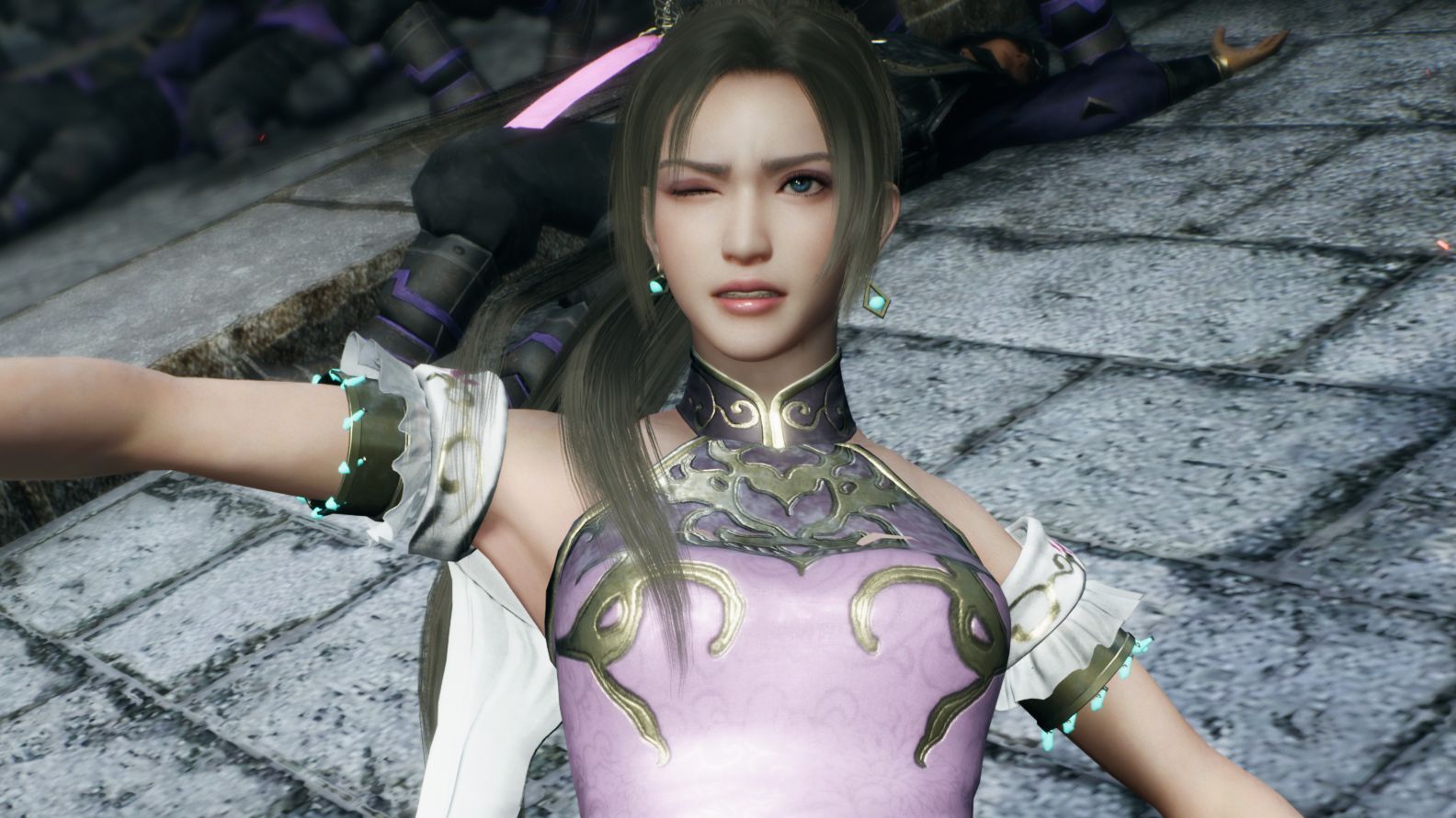 真三国无双起源:无伤下邳双马尾,被貂蝉当玩具耍的吕布