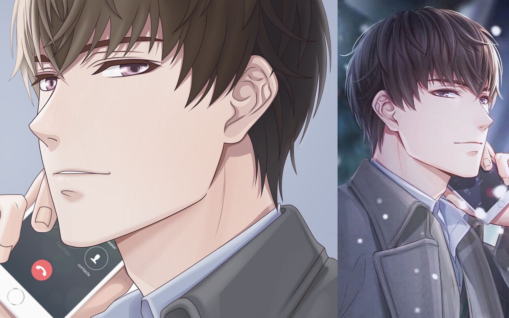 许墨 78156997 恋与制作人【板绘平涂画帅哥】