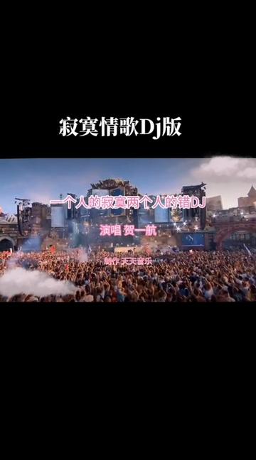 [图]#音乐分享 #经典寂寞情歌Dj版《一个人的寂寞两个人的错》，动感的旋律优美动听！节奏欢乐，舒适！视觉冲击，劲爆现场！