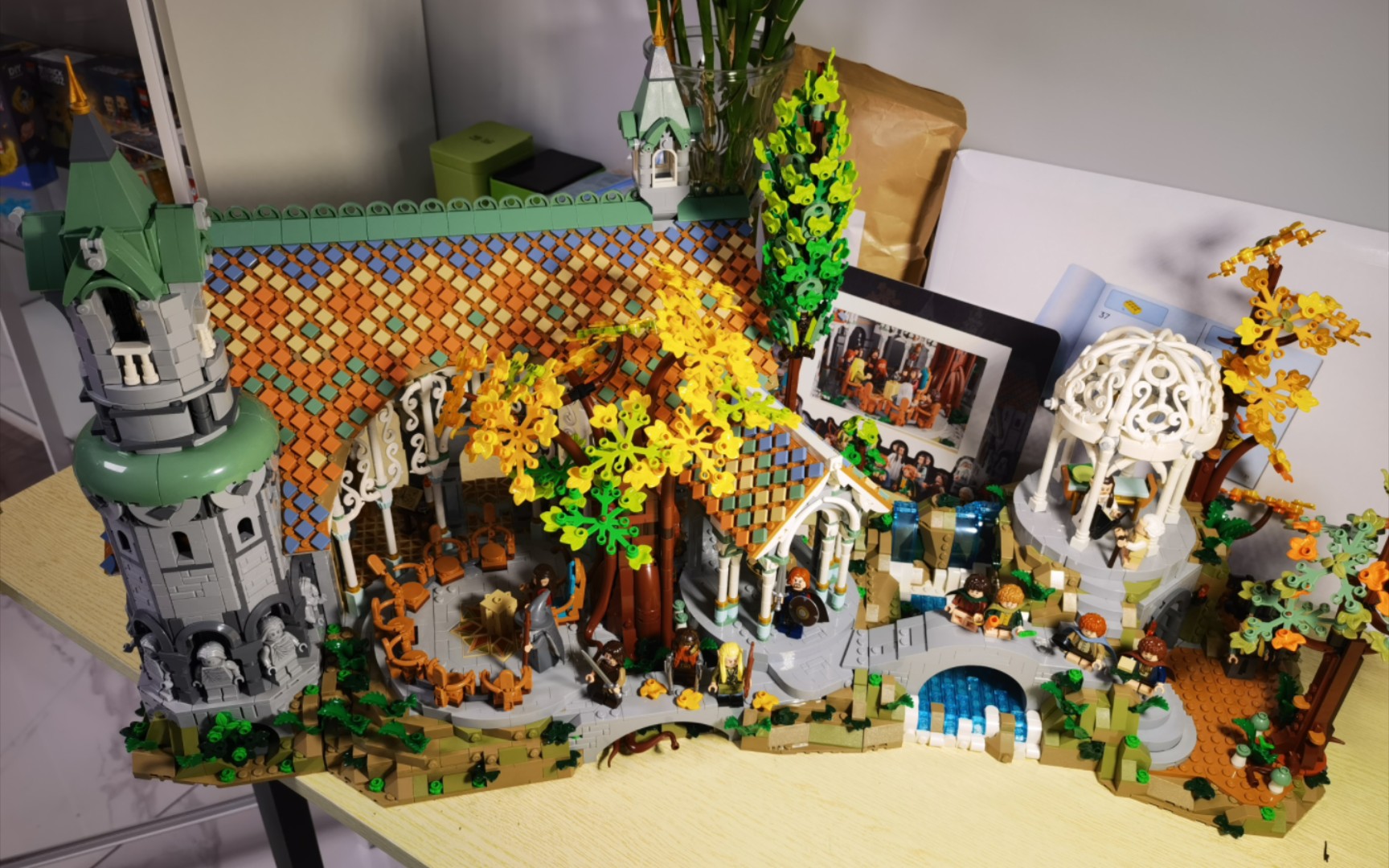 乐高指环王幽谷完成式