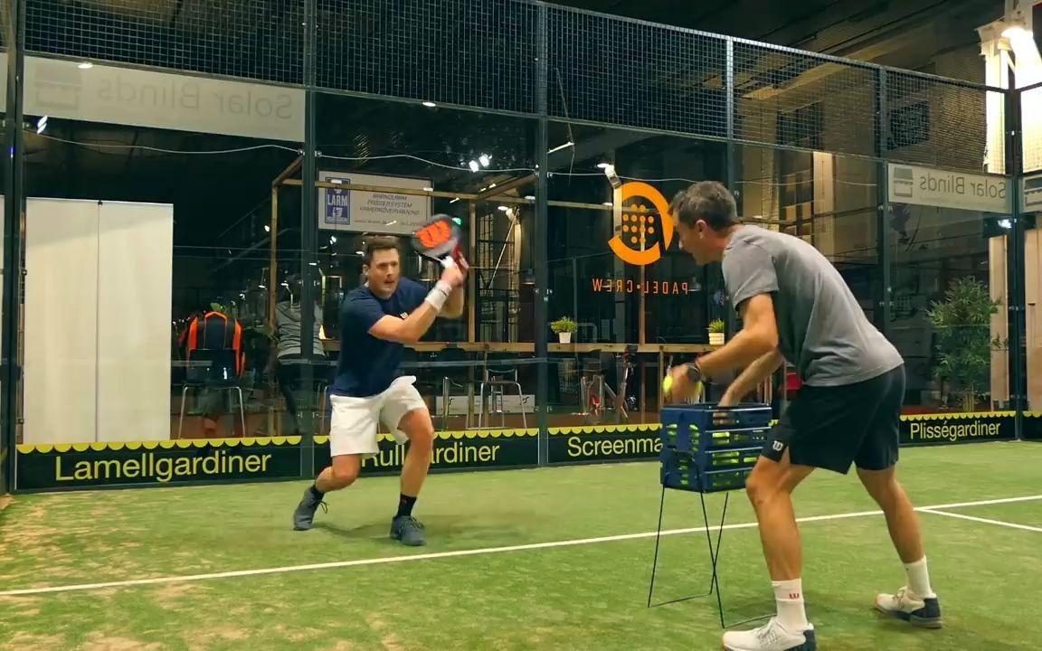 [图]forehand & backhand training #板式网球 #Padel