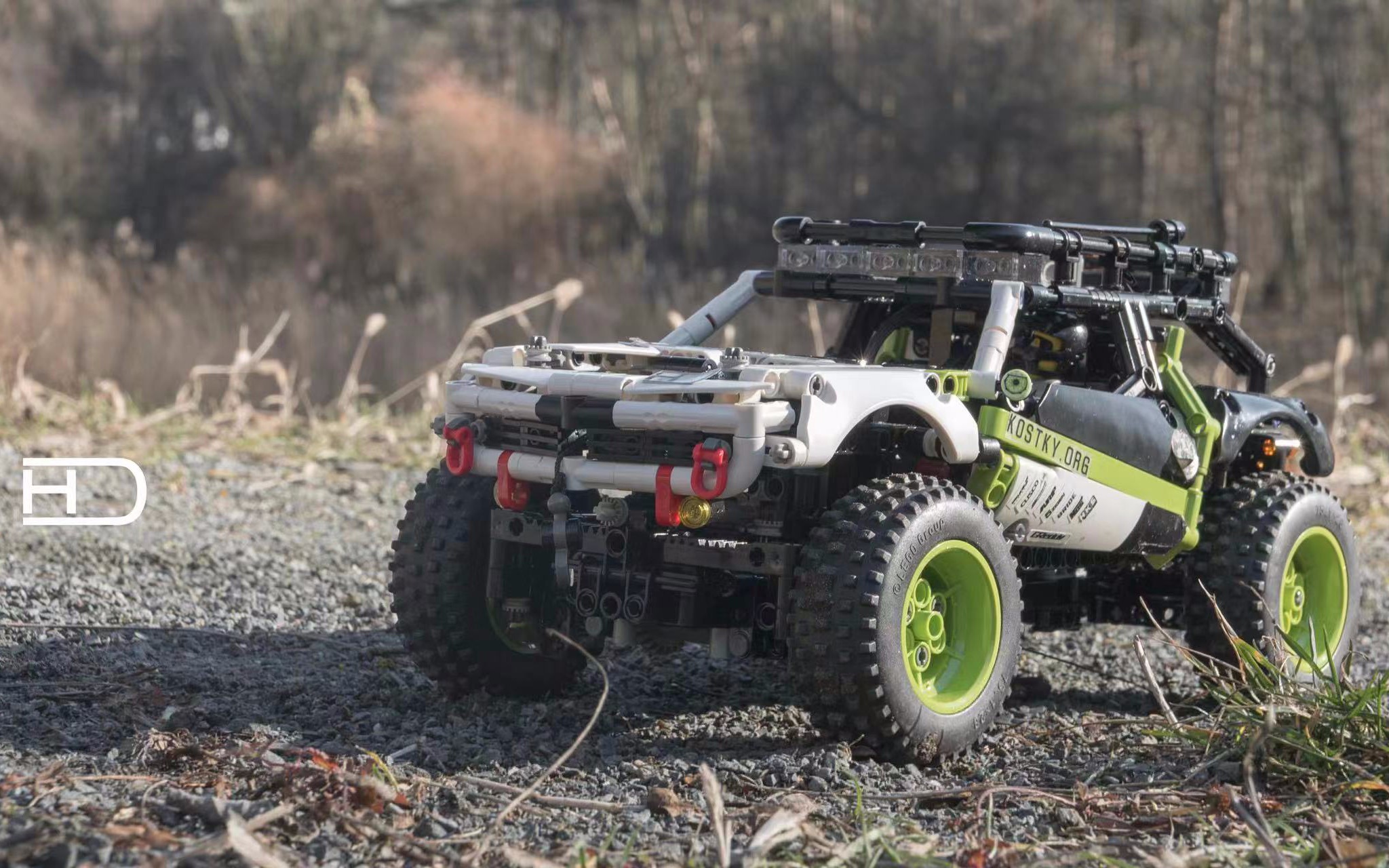 乐高moc exp. buggy越野车 结构小巧