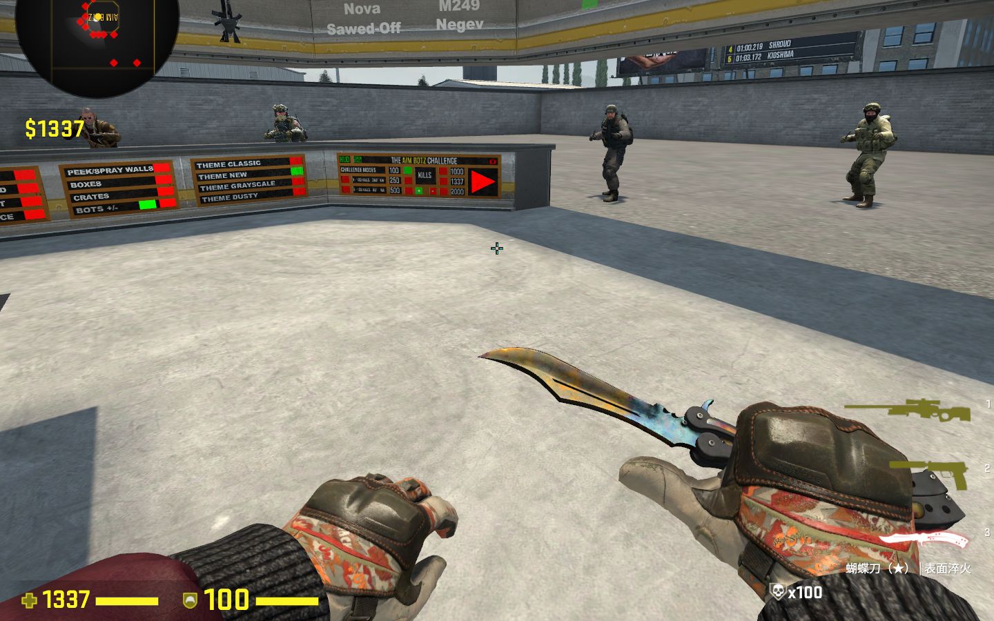 csgoak5e2200分每日练枪