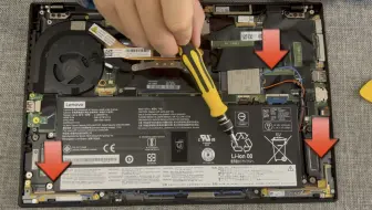 ThinkPad x1carbon硬盘升级2T，拆机