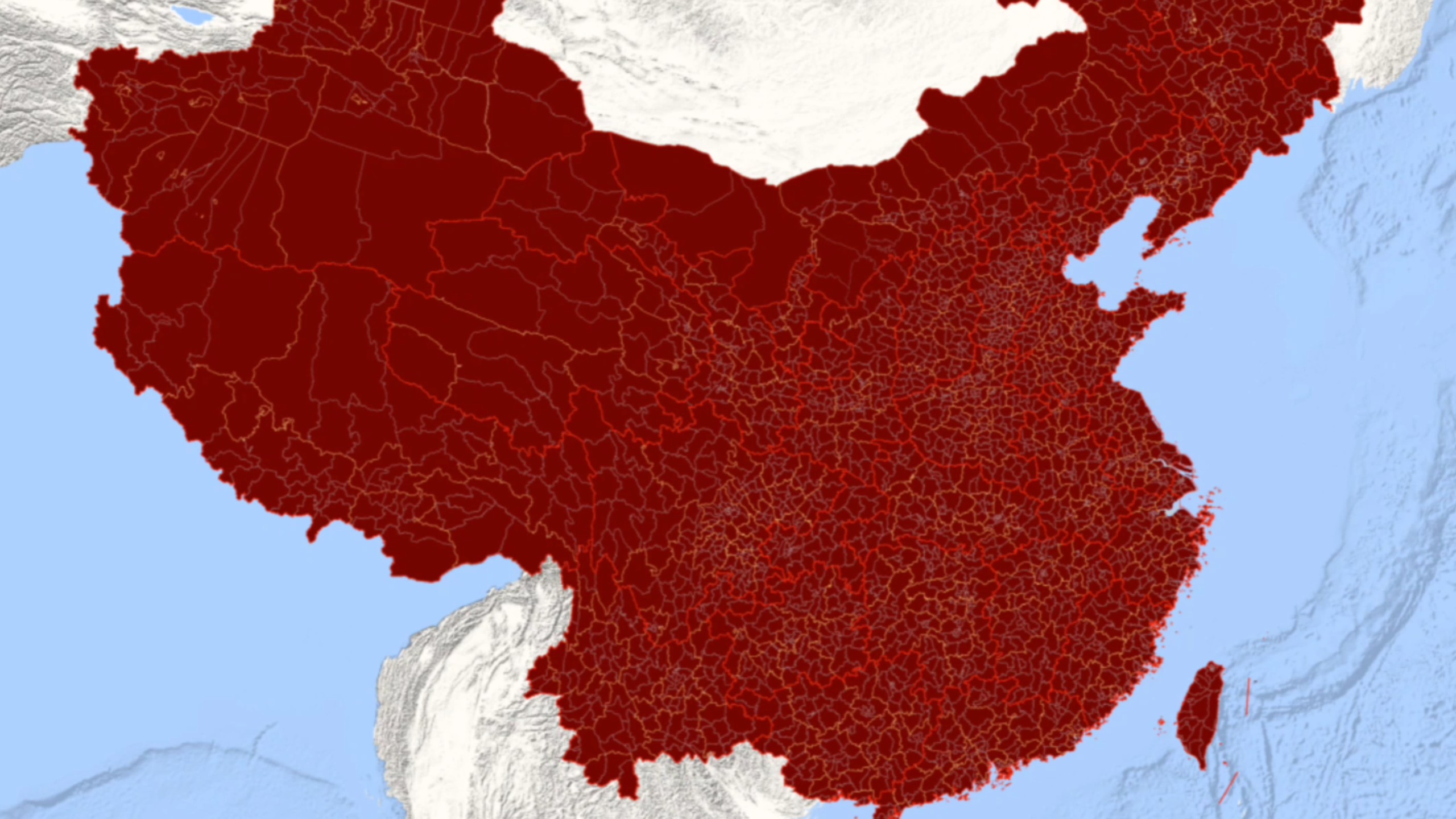 假如中国像美国一样东西两大洋