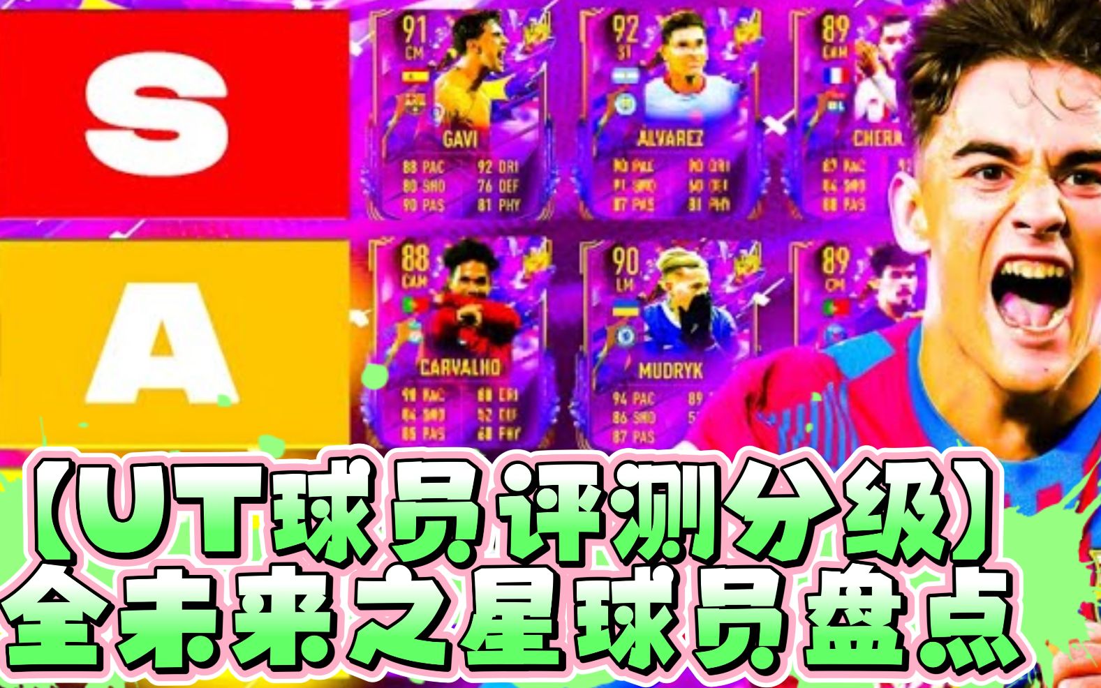 [图]【UT球员推荐】2月4日 全未来之星球员大盘点！仅供参考！《FIFA23》 by 球员评测大佬 Zelonius （油管搬运B站中文字幕）