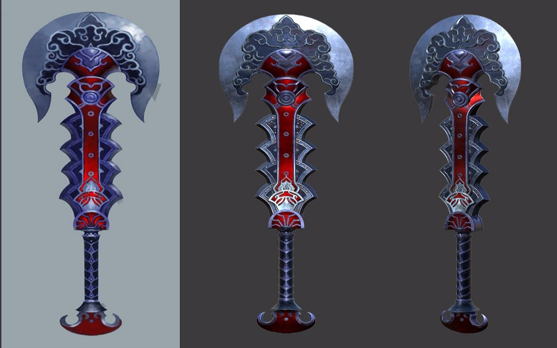 maya建模入门教学-斧头制作流程