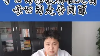 子公司招投标被处罚，母公司是否同罪