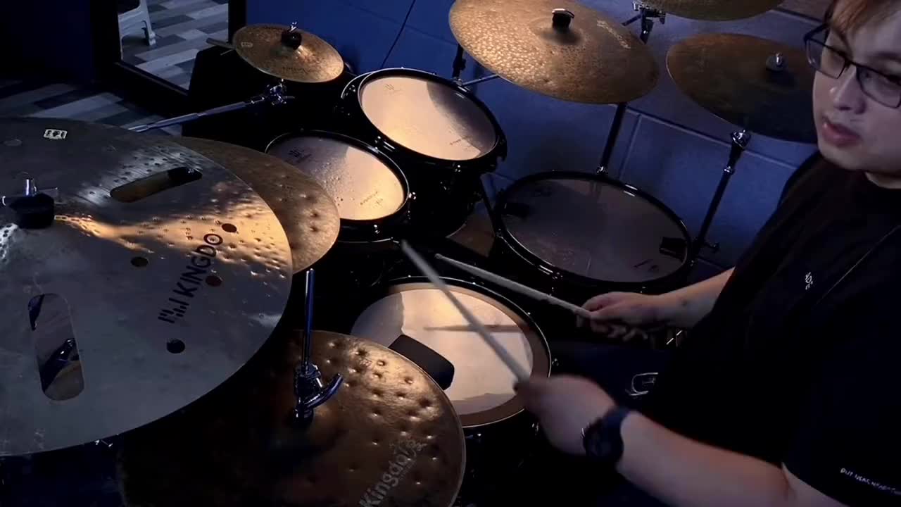 开心funk架子鼓一起学打鼓鼓手刘庆