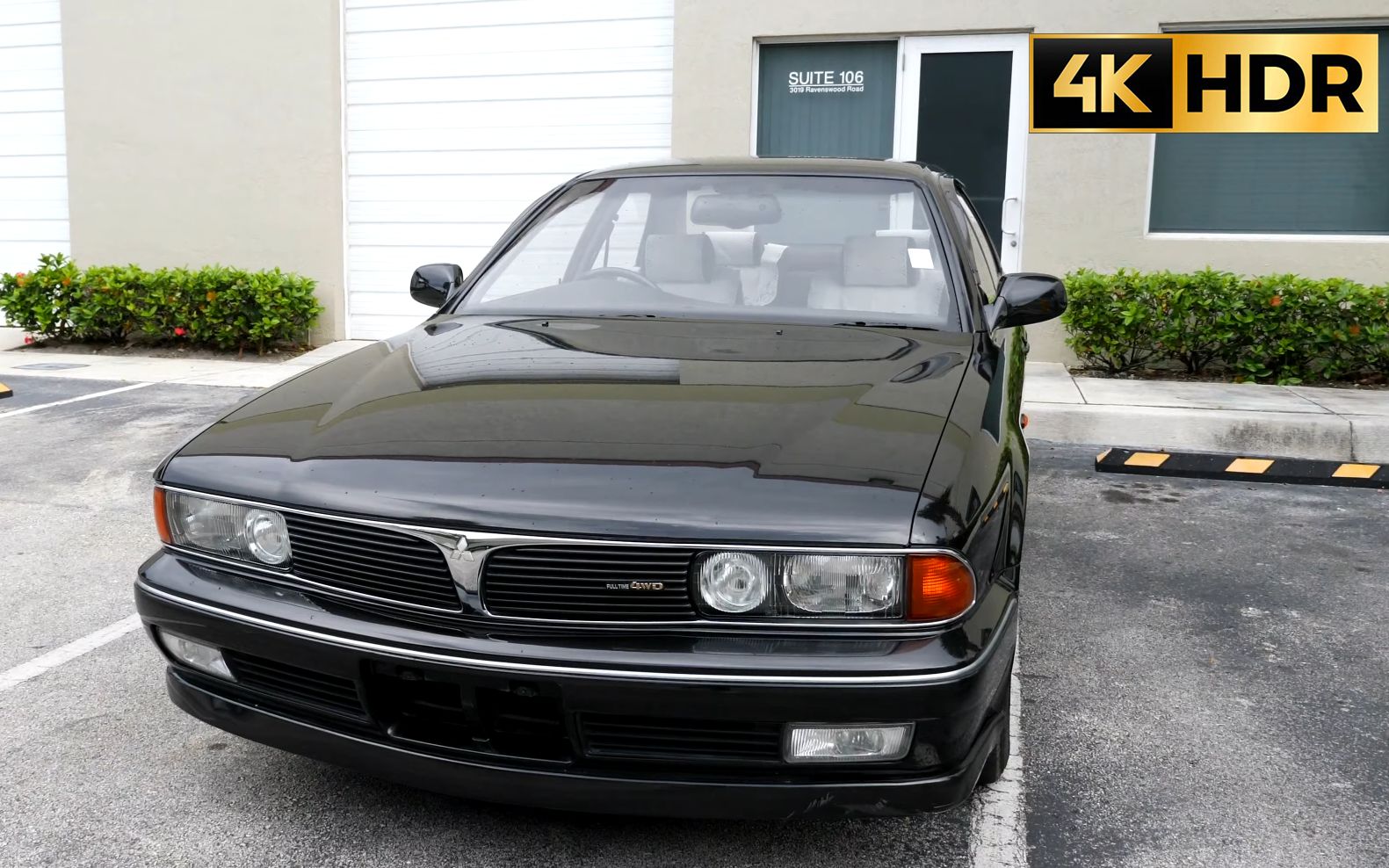 4k三菱豪华轿车前置四驱v61991mitsubishidiamante近距离欣赏