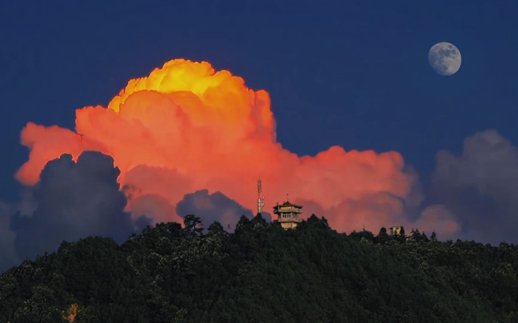 [图]“仲夏夜的凉风吹走炙热的焦虑，橙色黄昏相拥薄荷的黎明”