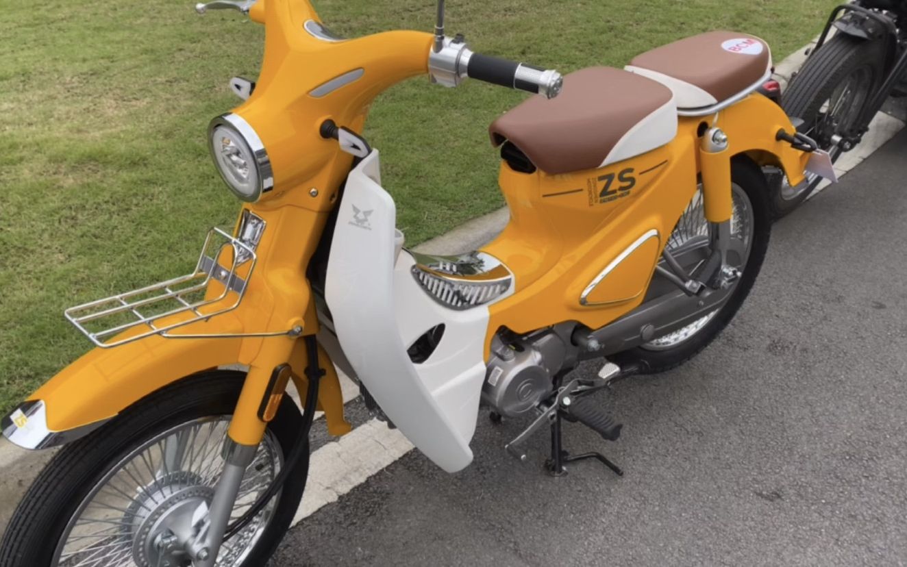 活动作品宗申出口泰国马来西亚的弯梁车型yami110即将发布国产本田