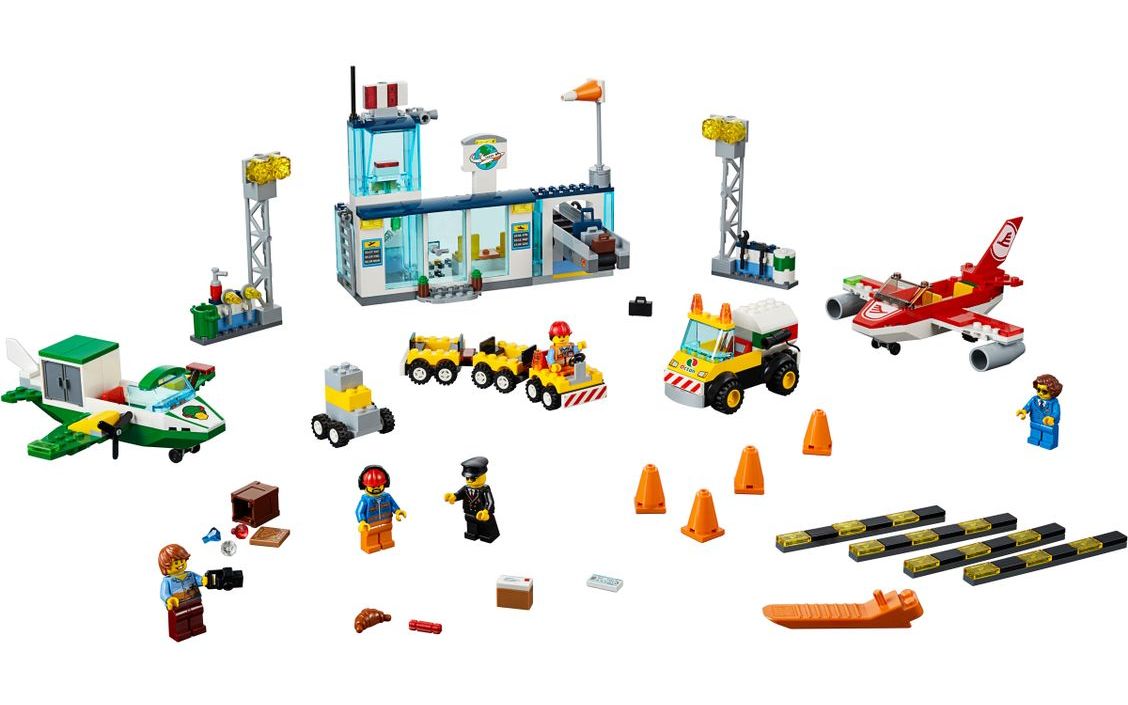 乐高lego10764城市系列小拼砌师城市中央机场2018速拼评测