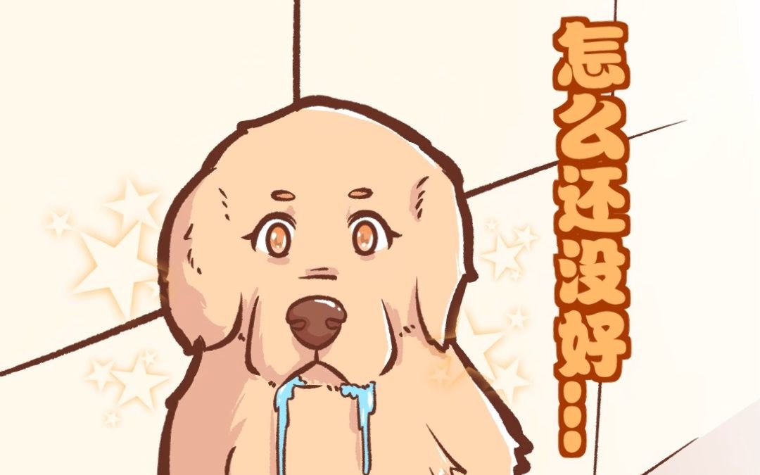 路过烤串摊的金毛被馋哭了.网友:赶紧给它吃一口!