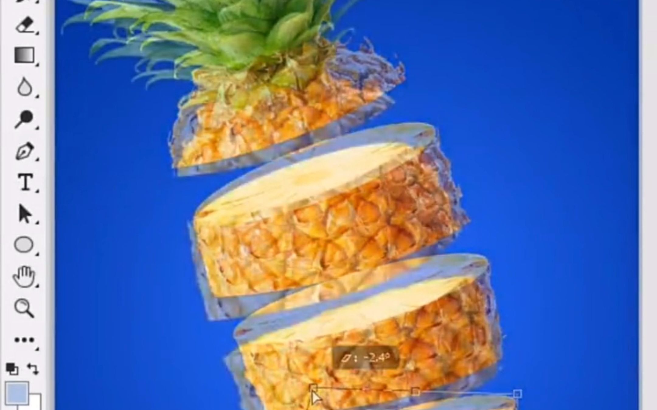 ps分割水果海报教程来了