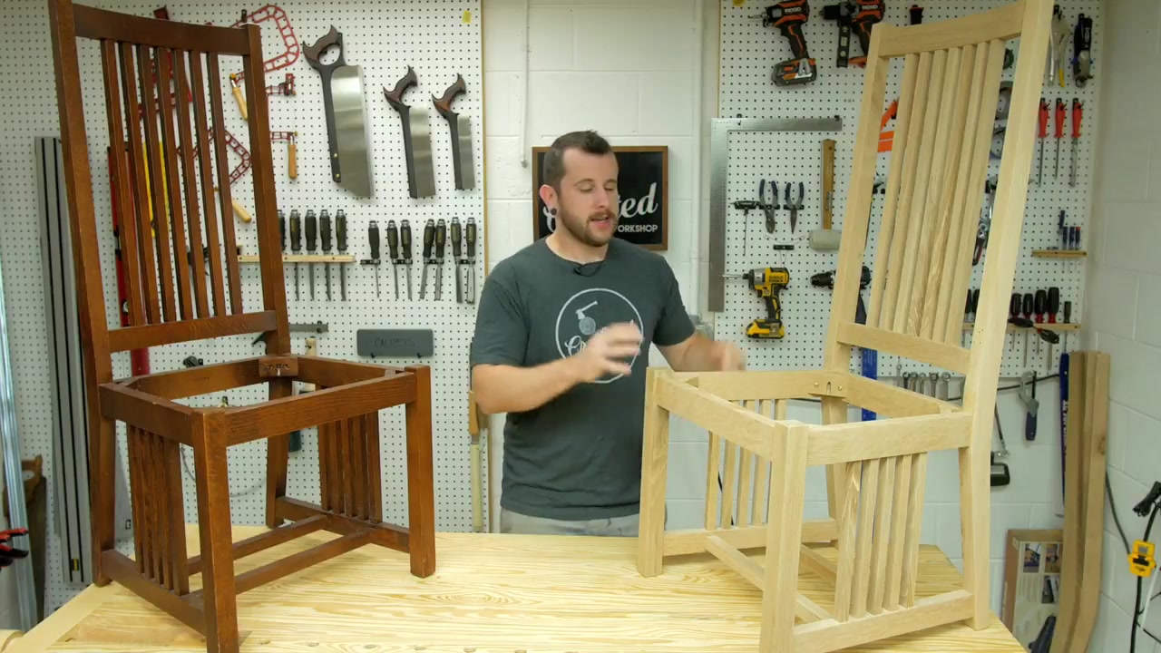 [图]How To Build A Dining Chair Part 1 - Mission or Arts and Crafts Style