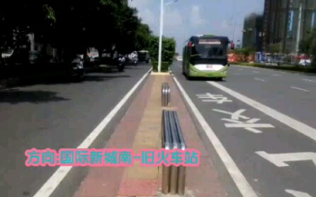 [改线纪念]贵港市公交11路(国际新城南旧火车站)前座全程运行展望POV[此线路已于7月19日起改线]哔哩哔哩bilibili