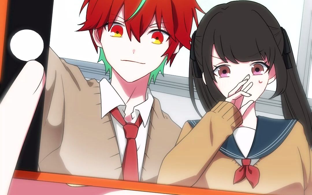 【日漫二次元】恋爱:拍照时有遮脸习惯的孩子#短剧#if