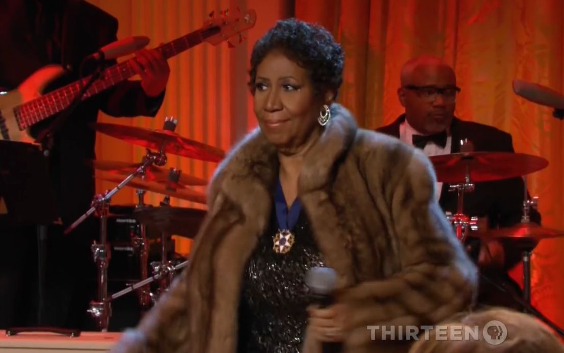 [图]【教科书级白宫献唱】Aretha Franklin - I Never Loved A Man (The Way I Love You) 2014