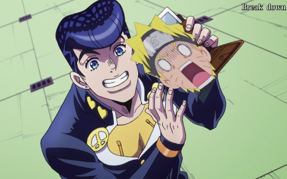 一只偷鸣人op的仗助