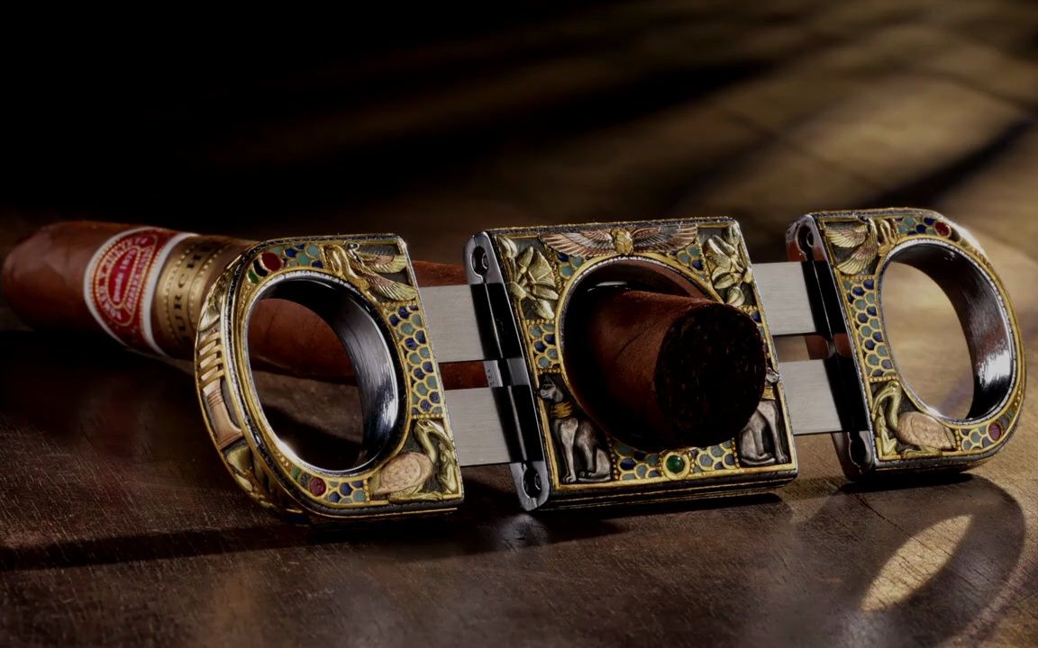 雕刻师 daniele pozzi 埃及风格 雪茄剪