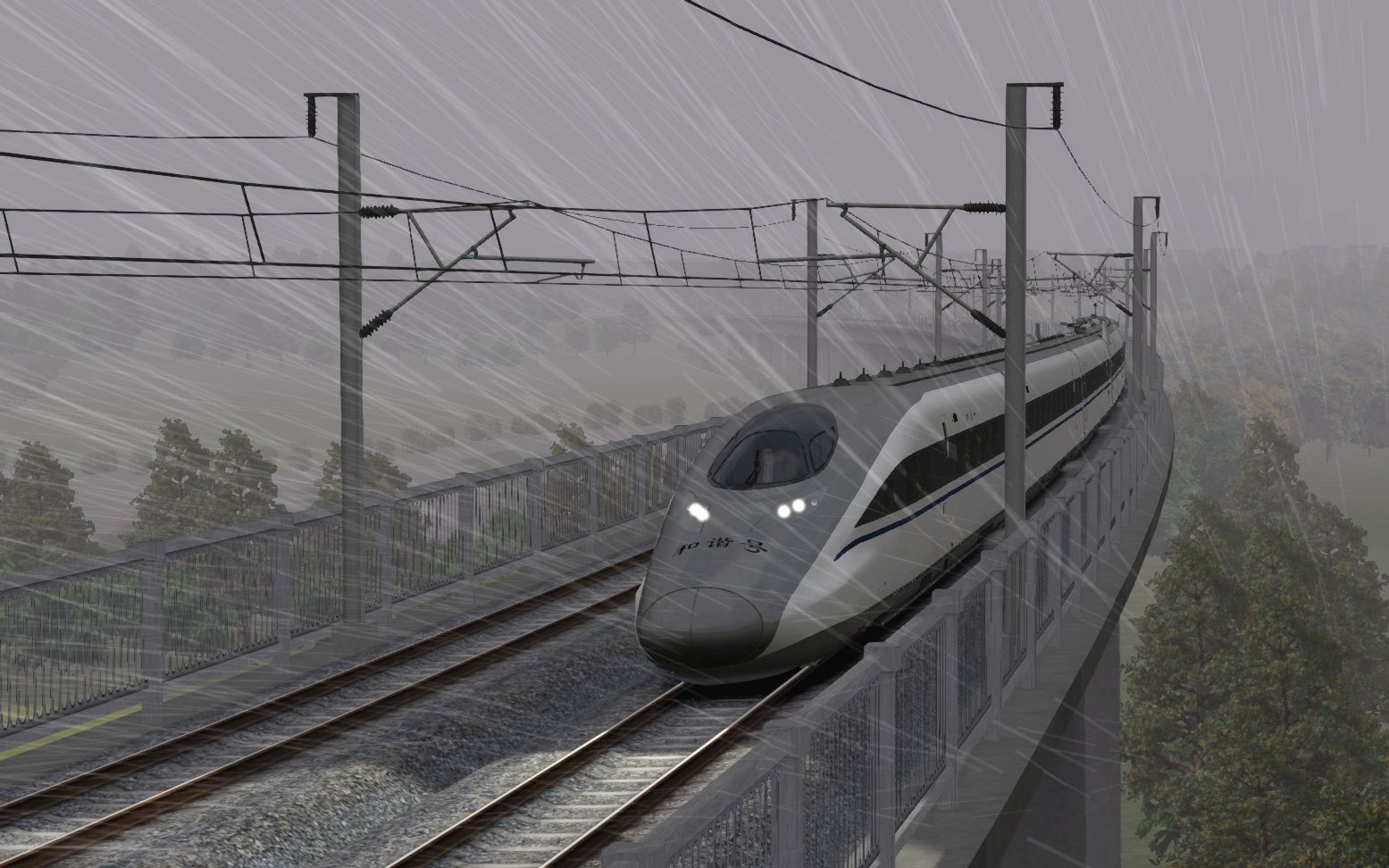 模拟火车2019:驾驶crh380a 遂宁-重庆北