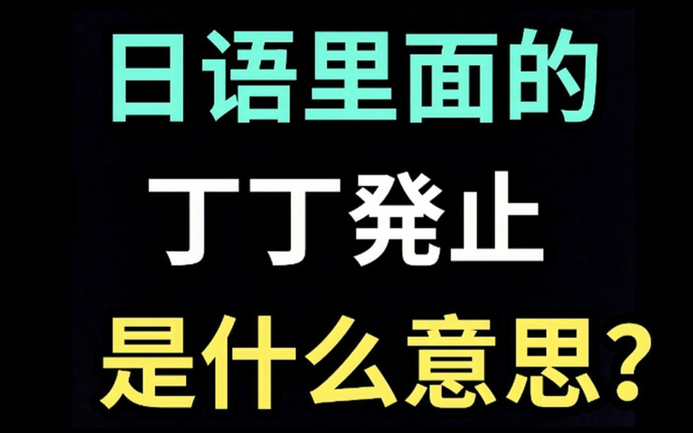 日语里的“丁丁発止”是什么意思?【每天一个生草日语】哔哩哔哩bilibili