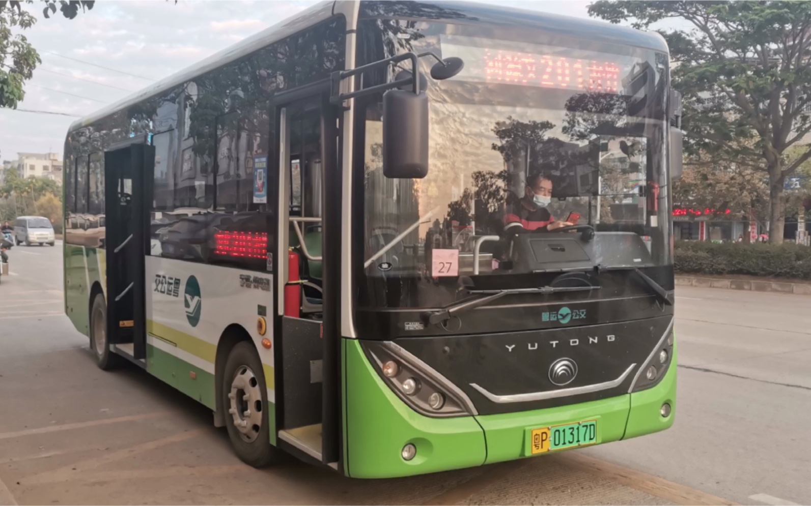 河源公交201路古竹圩62文化广场全程pov