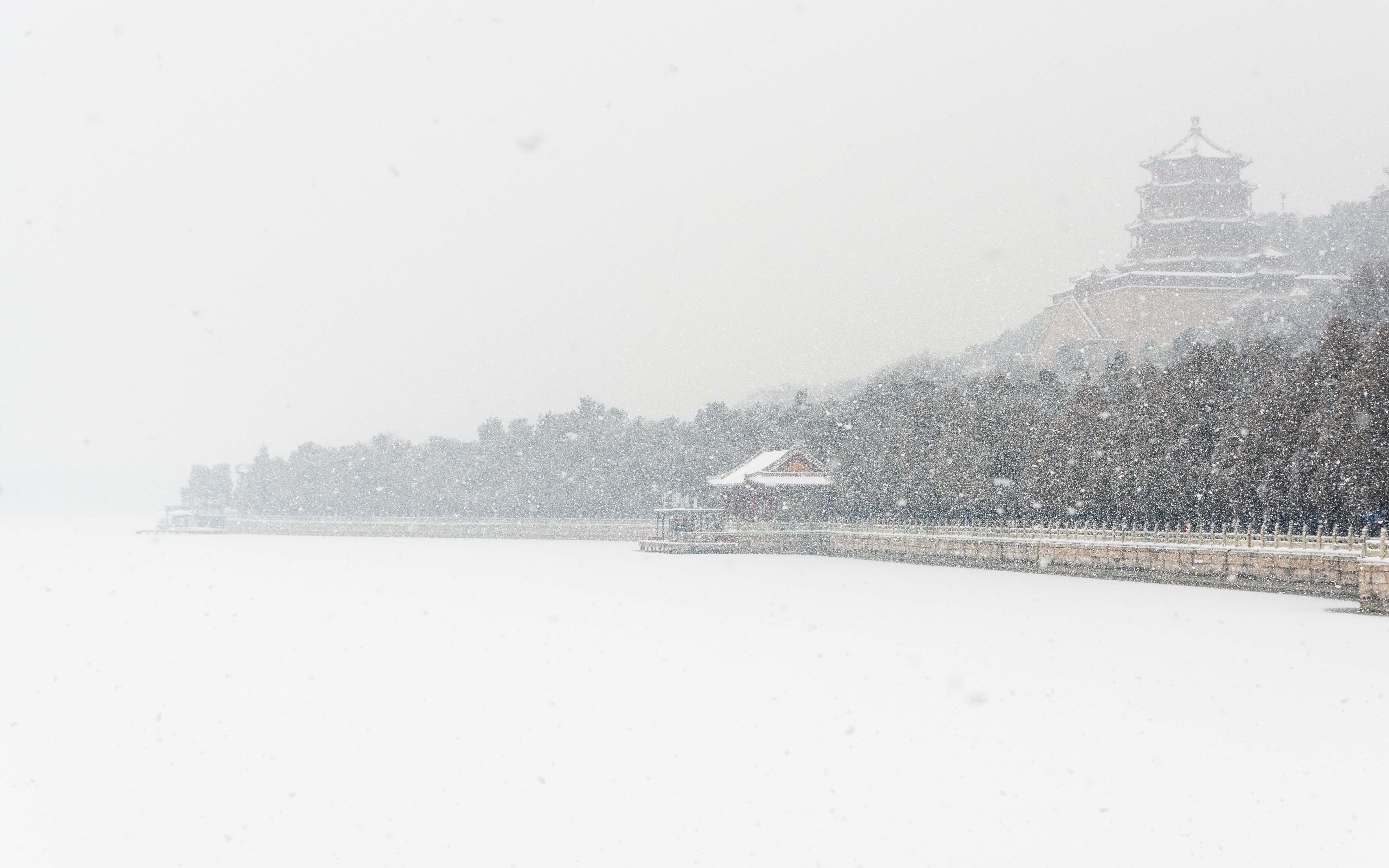 4k杜比視界iphone13pro拍攝頤和園雪景