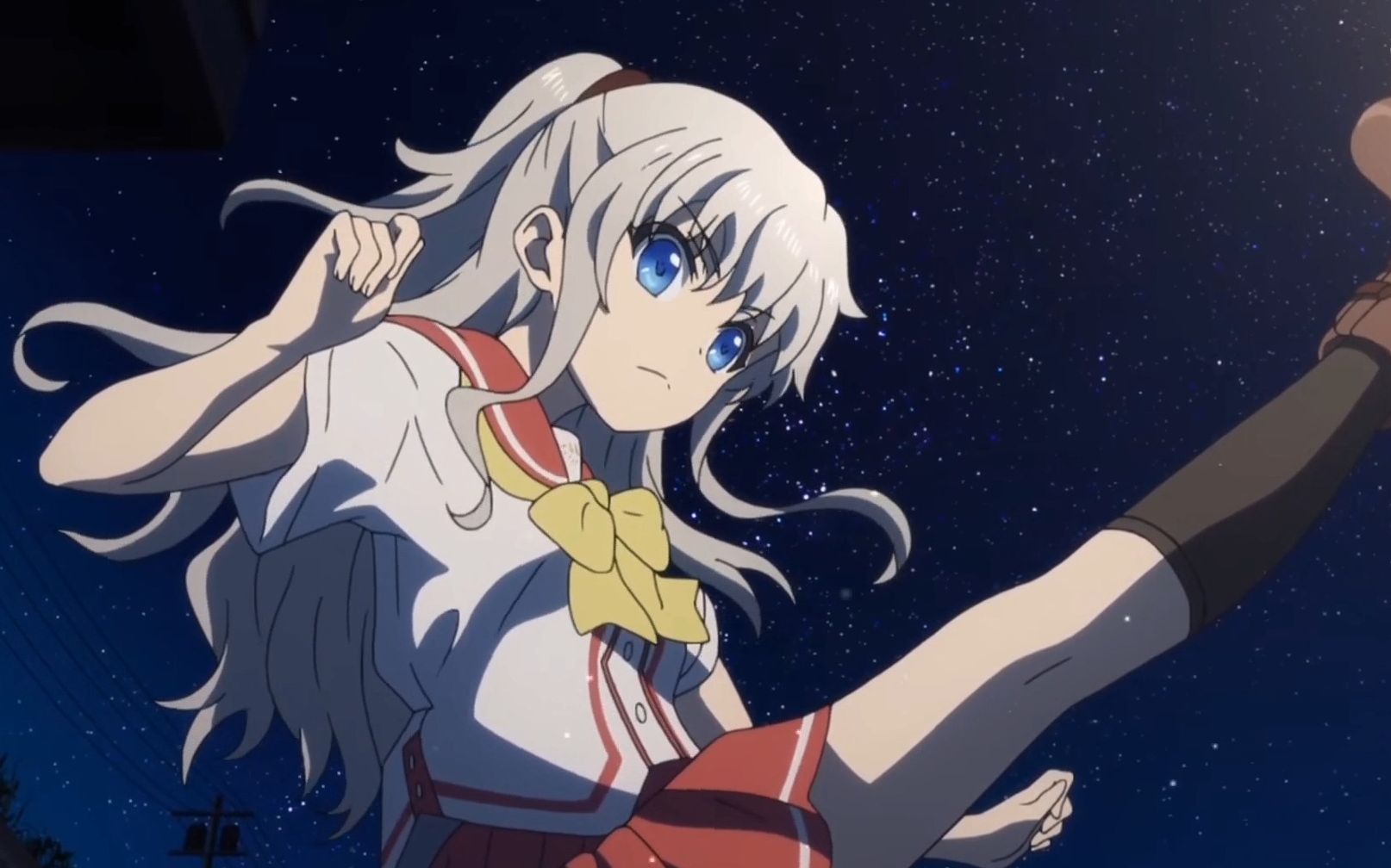 【charlotte】前方高能(名场面)谁能拒绝友利奈绪的一踢