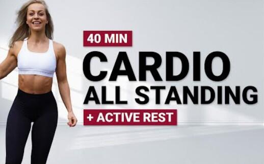 【kaykay】（动态休息）40分钟暴汗全程站立有氧训练