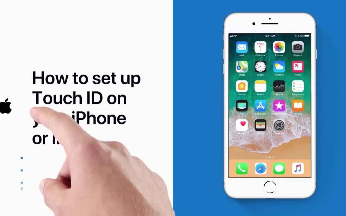 苹果支持 教程 如何在你的 iPhone 或 iPad 上设置触控 ID(Touch ID) — Apple Support哔哩哔哩bilibili