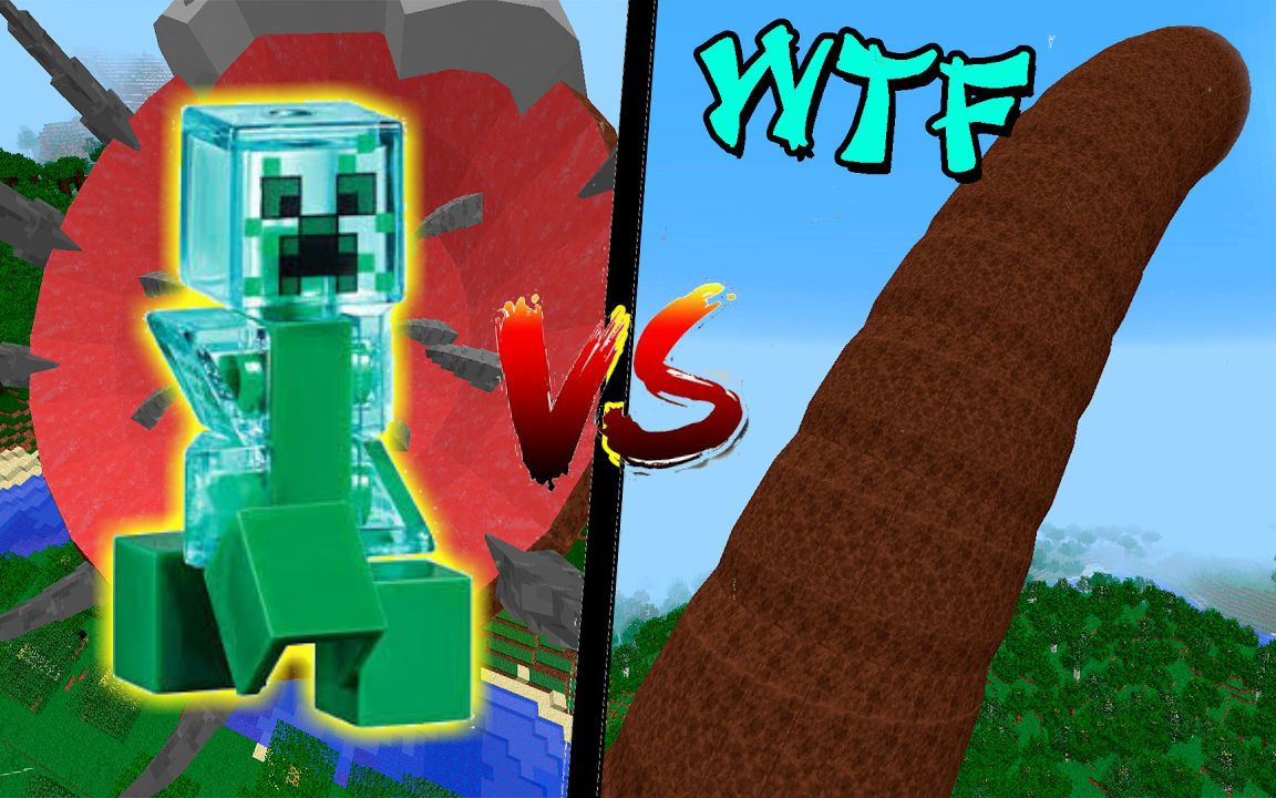 我的世界沙虫怪肚子里放一个高压苦力怕泰坦会怎么样