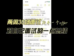 Download Video: 2周30场，面试总结