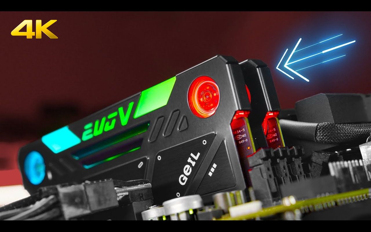 【4K】全球首款搭载RGB双风扇主动式散热DD5内存:金邦EVO V DDR5 RGB 内存条评测 | Hardware Canucks | 机翻中文哔哩哔哩bilibili